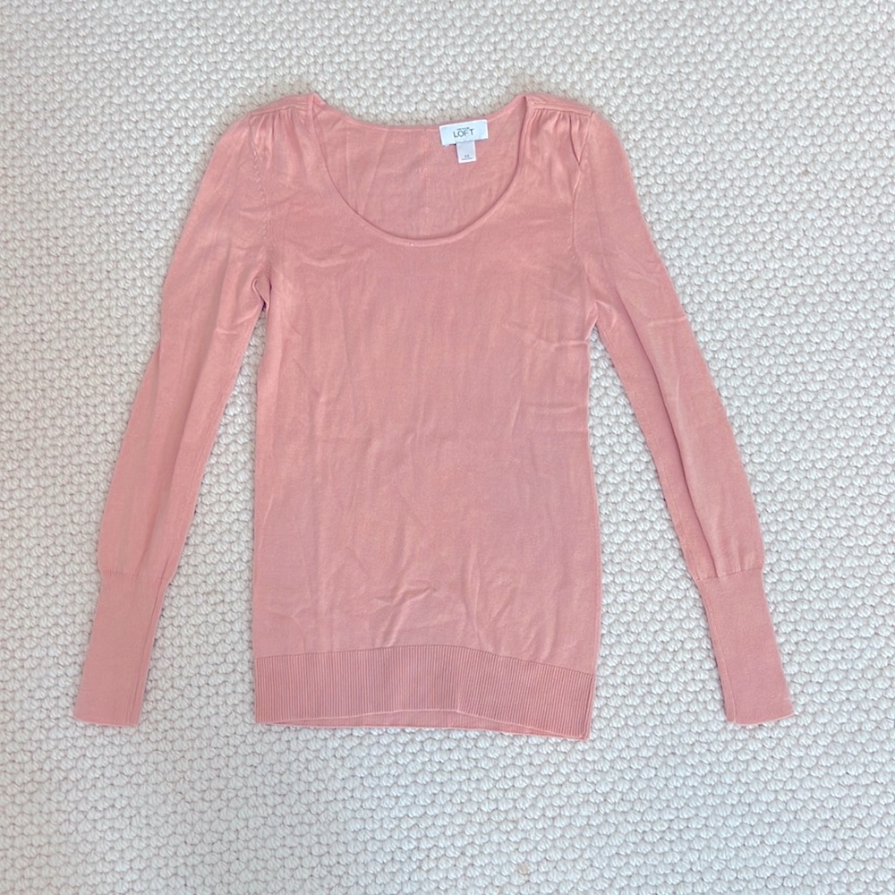 Ann Taylor loft - pink sweater